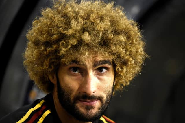 Marouane Fellaini helped out his former club with a loan  (JOHN THYS/AFP via Getty Images)