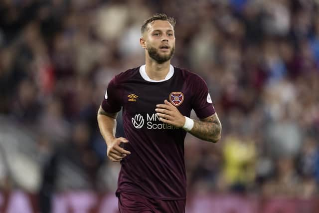 Hearts midfielder Jorge Grant enjoyed the club's European campaign.