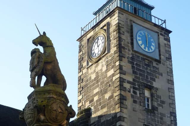 Stirling Tolbooth, close to the spot where Hardie and Baird were hanged 200 years ago. A plaque commemorating the pair can be found here. PIC: Creative Commons.