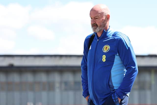 Scotland manager Steve Clarke was unhappy with the travel delays en route to Lisbon (Photo by Ross MacDonald / SNS Group)