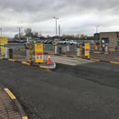 The 17-acre car park will be converted on Sunday 5th April. Picture: Glasgow Airport