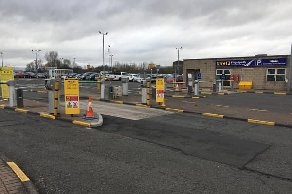 The 17-acre car park will be converted on Sunday 5th April. Picture: Glasgow Airport