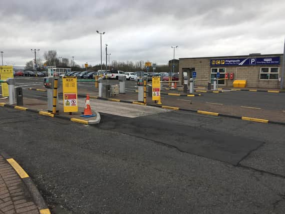 The 17-acre car park will be converted on Sunday 5th April. Picture: Glasgow Airport