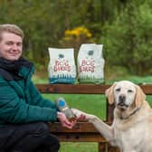 Ross Lamond, founder and chief executive of Bug Bakes: 'It’s an amazing honour to have been chosen as a Scottish Edge winner.' Picture: Sandy Young Photography