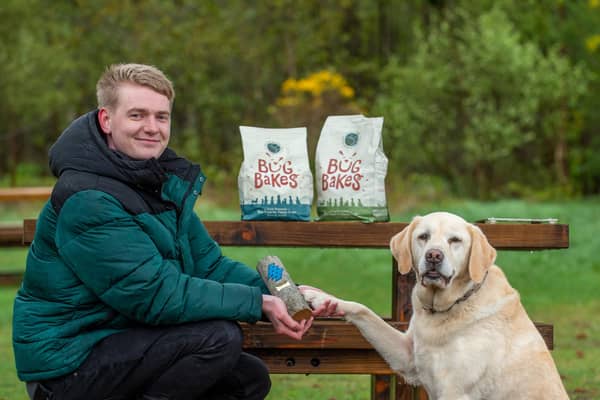 Ross Lamond, founder and chief executive of Bug Bakes: 'It’s an amazing honour to have been chosen as a Scottish Edge winner.' Picture: Sandy Young Photography