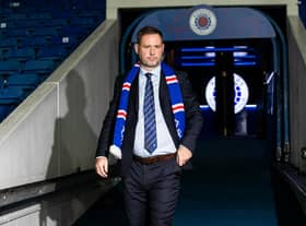 Rangers legend Brian Laudrup saw a Walter Smith similarity in the Michel Beale's words since being appointed Rangers boss . (Photo by Craig Williamson / SNS Group)