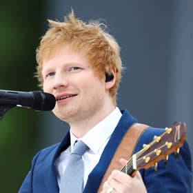 Ed Sheeran who has brought Jamal Edwards' "vision to life" in new music video with American rapper Russ.