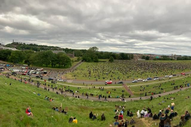 Scenes in Edinburgh today. Picture: JPIMedia