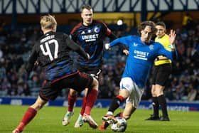 Rangers recent loan signing Fabio Silva in action during the 2-2 friendly draw with Copenhagen at Ibrox. (Photo by Alan Harvey / SNS Group)