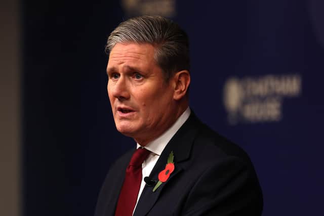 Labour Party leader Keir Starmer has stopped short of calling for a ceasefire.