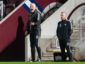 Aberdeen manager Jim Goodwin.  (Photo by Ross Parker / SNS Group)
