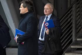 Rangers vice chairman John Bennett spoke on the need for better communication with fans. (Photo by Ross MacDonald / SNS Group)