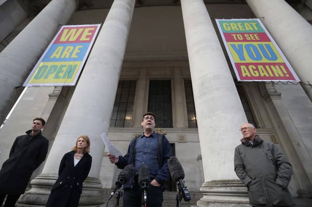 Compared to Greater Manchester mayor Andy Burnham, Edinburgh and Glasgow’s SNP leaders are lickspittle satraps (Picture: Martin Rickett/pool/Getty Images)