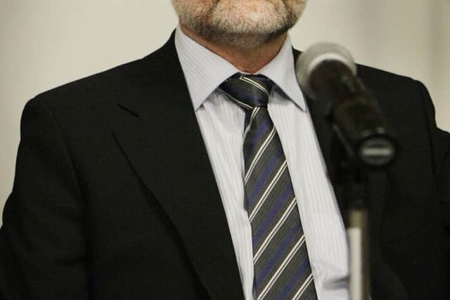 Brighton bomber Patrick Magee attends a forgiveness talk at the UK parliament in 2009. Picture: Peter Macdiarmid/Getty
