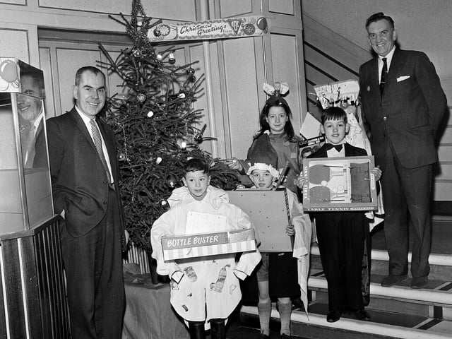 Members of the ABC Minors Club at a free Christmas Eve matinee at the Ritz Cinema in December 1964.