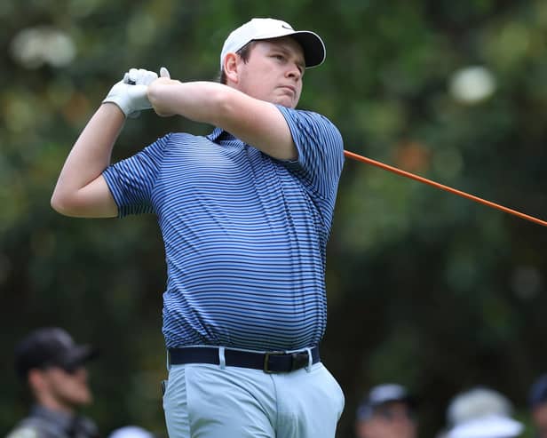 Bob MacIntyre in action during the third round of the Myrtle Beach Classic at Dunes Golf & Beach Club in Myrtle Beach, South Carolina. Picture: Sam Greenwood/Getty Images.