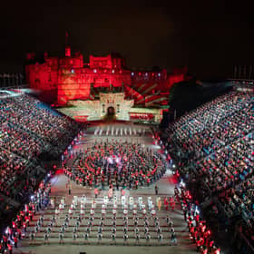 The Royal Edinburgh Military Tattoo has been staged at Edinburgh Castle since 1950. Picture: Ian Georgeson