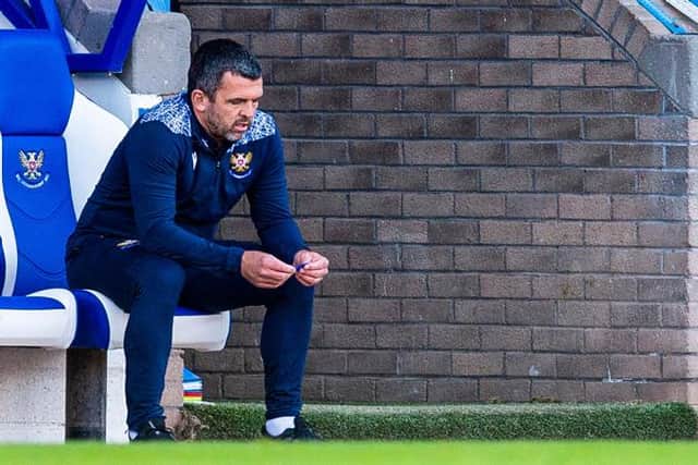 St Johnstone manager Callum Davidson. (Photo by Ross MacDonald / SNS Group)