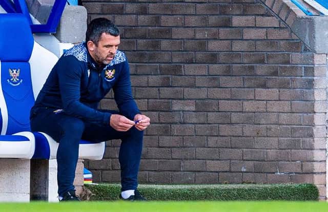 St Johnstone manager Callum Davidson. (Photo by Ross MacDonald / SNS Group)