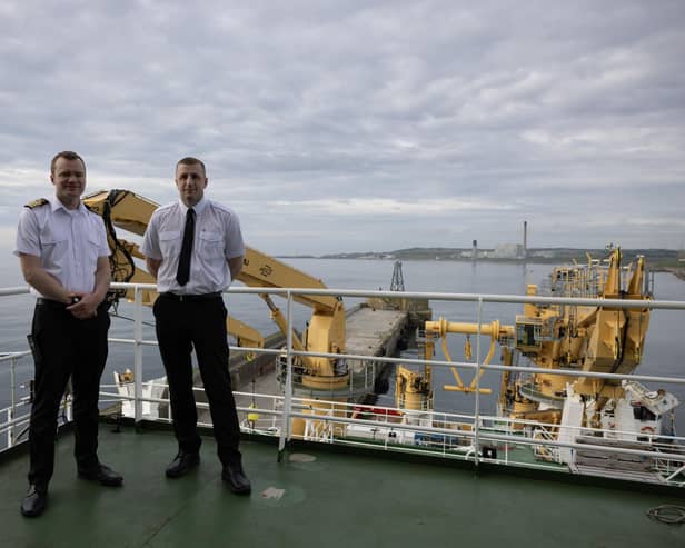 Captain Will Whatley with Captain Ray Paterson of PPA.