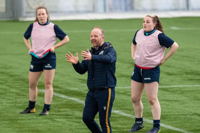 Scotland Women head coach Bryan Easson has named his starting XV to face Italy (Photo by Ross MacDonald / SNS Group)