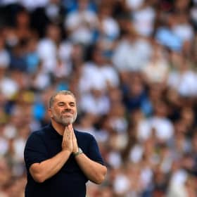 Ange Postecoglou will experience his first north London derby when Tottenham take on Arsenal.