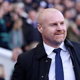 Everton manager Sean Dyche has played down claims he slapped Nathan Patterson. (Photo by Warren Little/Getty Images)