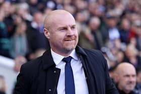 Everton manager Sean Dyche has played down claims he slapped Nathan Patterson. (Photo by Warren Little/Getty Images)