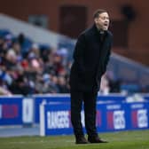 Rangers manager Michael Beale shouts instructions that his players seemed to head as they produced a vibrant display for a 3-0 friendly win over Bayer Leverkusen in the new man's first outing since his Ibrox return.(Photo by Craig Williamson / SNS Group)