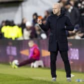 Hearts manager Steven Naismith during the win over St Johnstone.