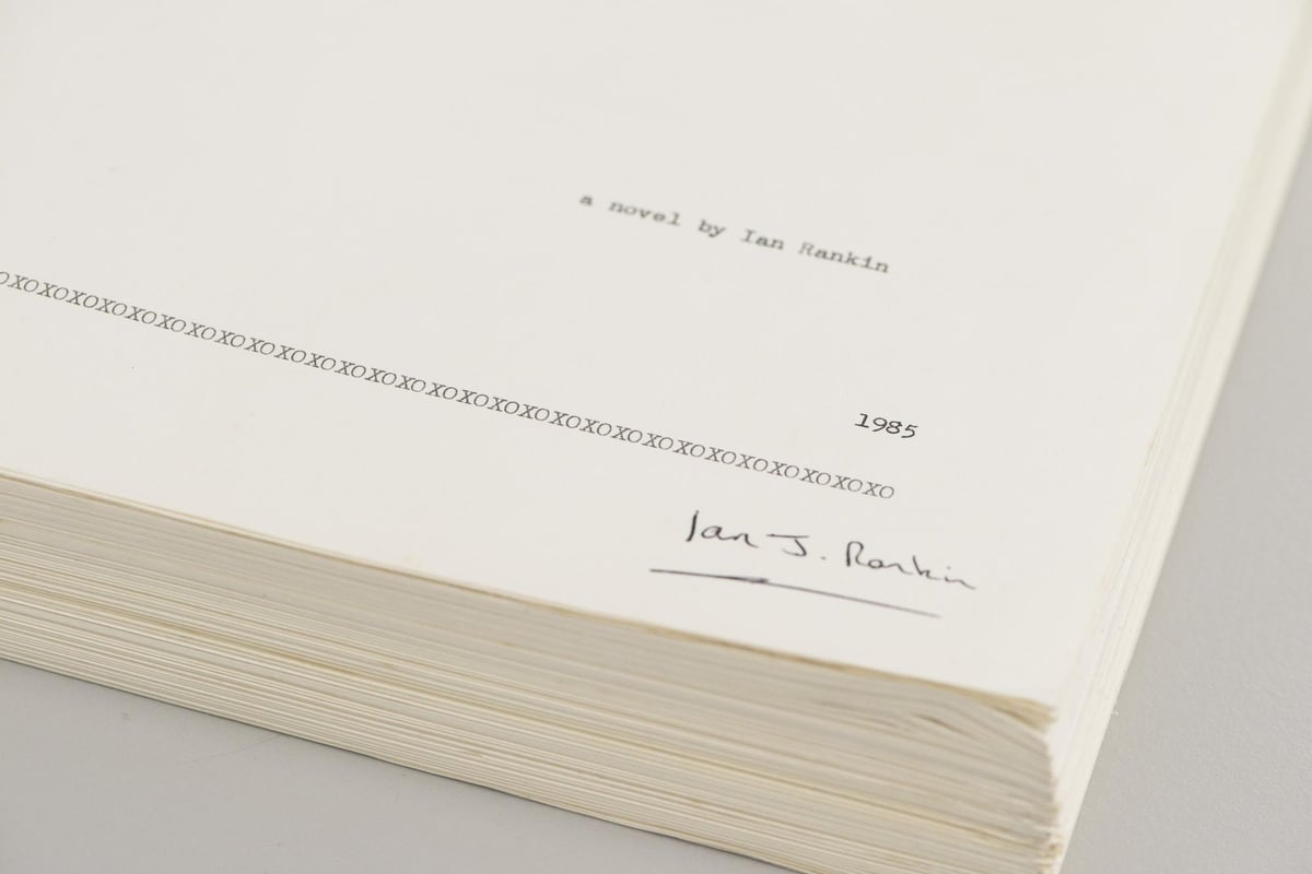 Highlights from Ian Rankin's literary archive to go on public display in Edinburgh