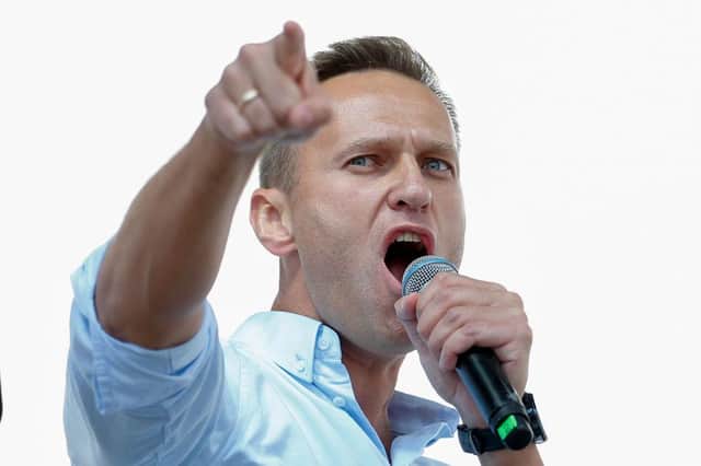 Alexei Navalny fell into a coma on August 20 after being poisoned with Novichok (Getty Images)