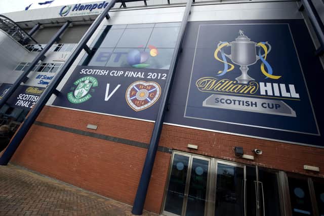 Hearts and HIbs will meet at Hampden Park in the Scottish Cup semi-final. Picture: SNS