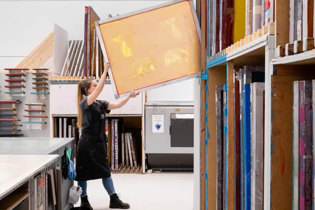 Castle Mills, the new home of arts charity Edinburgh Printmakers, is one of the largest printmaking facilities created for artists in Europe. Picture: Jim Stephenson