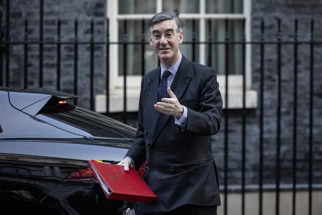 Brexit opportunities minister Jacob Rees-Mogg arrives for a Cabinet Meeting at Downing Street. Picture: Rob Pinney/Getty Images