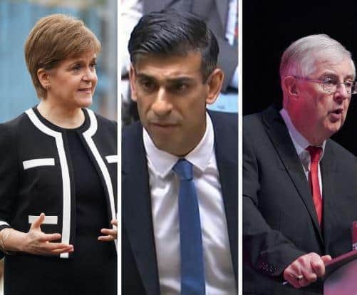 Rishi Sunak spoke to the first ministers of Scotland and Wales on Tuesday evening in constructive talks, emphasising their “duty” to work together in order to respond to the UK’s “shared challenges”.