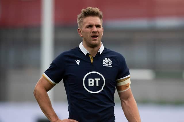 Chris Harris said he would be 'devastated' to miss Scotland's match in France.