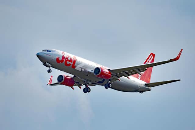 Jet2 has issued a trading update ahead of its AGM. Jet2 operates from 11 UK airport bases at Belfast International, Birmingham, Bristol, East Midlands, Edinburgh, Glasgow, Leeds Bradford, Liverpool John Lennon, Manchester, Newcastle and London Stansted. (Photo by Nicholas.T.Ansell/PA Wire)