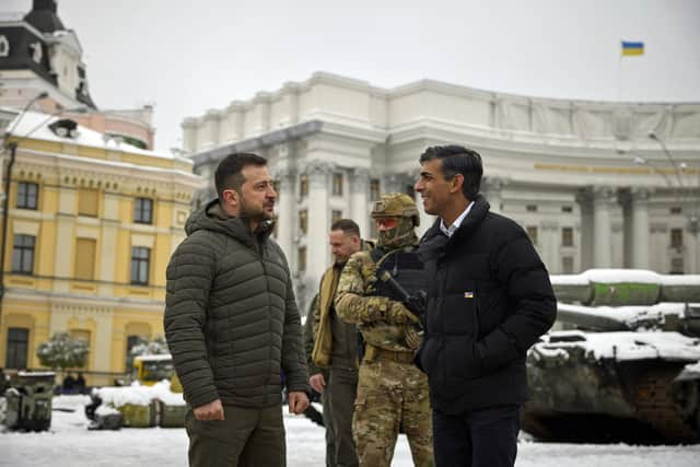 Ukraine President Volodymyr Zelensky will visit the UK on Wednesday.