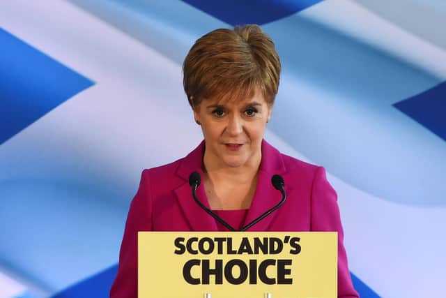 A new poll has found the majority of Scots back Nicola Sturgeon during this outbreak.  (Photo by ANDY BUCHANAN/AFP via Getty Images)
