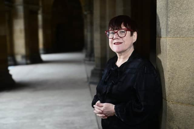 Antuhro, Louise Welsh at Glasgow University. Pic: John Devlin