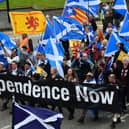 A pro-Scottish Independence march in Glasgow in 2018 (Picture: Andy Buchanan/AFP)