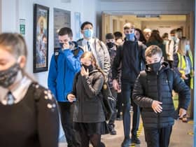 Experts advise Scottish Government that secondary pupils must maintain two metre distance when returning to school.