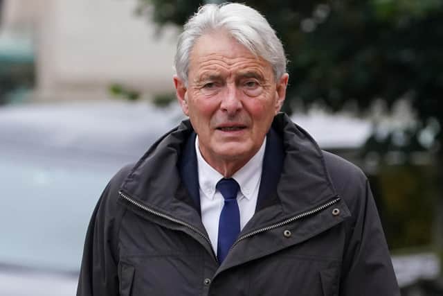 David Henderson arriving at Cardiff Crown Court. The businessman who organised the flight that crashed, killing footballer Emiliano Sala, has been found guilty at Cardiff Crown Court of endangering the safety of an aircraft.