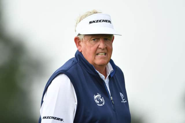Colin Montgomerie during the final round at the King's Course at Gleneagles. Picture: Mark Runnacles/Getty Images.