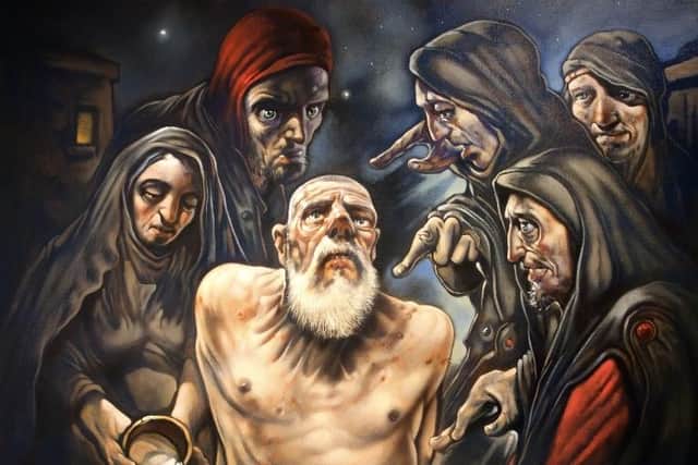 Detail from Job, by Peter Howson PIC: Edinburgh City Art Centre