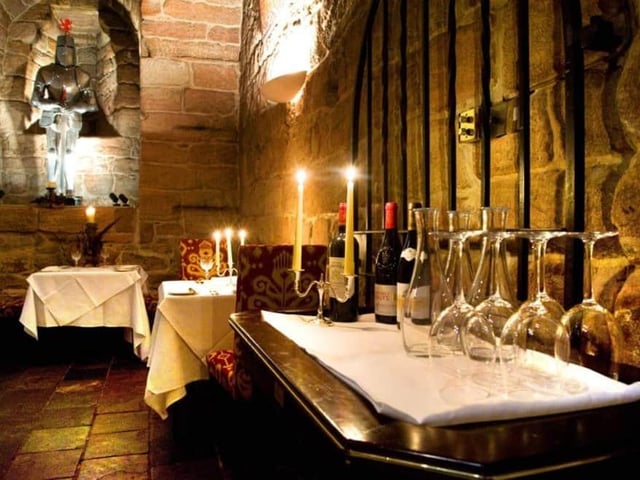 Located just eight miles from Edinburgh city centre, this 13 century castle is an ideal retreat. It was the seat of the Earls of Dalhousie, the chieftains of Clan Ramsay. It’s here where you can choose to dine in the dungeon or, for those looking to enjoy the views of the grounds, there’s the Orangery.