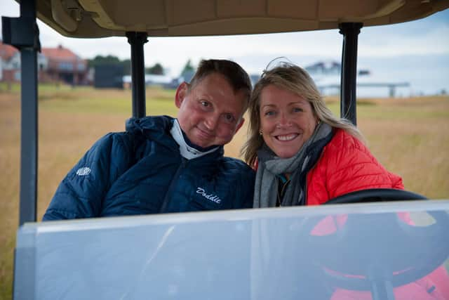 Doddie Weir OBE with friend and CEO of My Name'5 Doddie Foundation Jill Douglas . Organisers of Doddie Aid 2023 have surpassed the £1 million mark after just 11 days of fundraising, with organisers hopeful that they could reach a “record breaking” total.