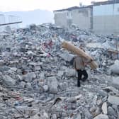 A powerful earthquake hit a wide area in south-eastern Turkey, near the Syrian border, killing more than 20,000 people and trapping many others.  Picture: Efekan Akyuz/Depo Photos via ZUMA Press Wire/Shutterstock