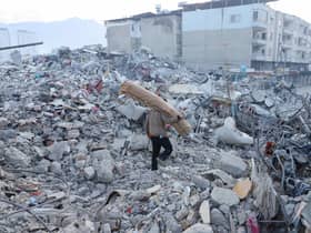 A powerful earthquake hit a wide area in south-eastern Turkey, near the Syrian border, killing more than 20,000 people and trapping many others.  Picture: Efekan Akyuz/Depo Photos via ZUMA Press Wire/Shutterstock